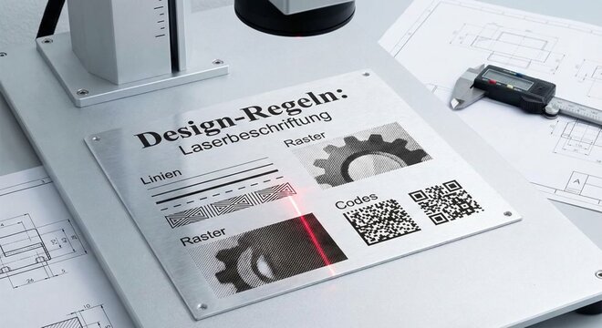 Design-Regeln für Laserbeschriftung: Schrift, Linien, Raster, Codes