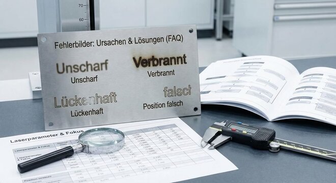 Fehlerbilder bei Laserbeschriftung: Häufig gestellte Fragen